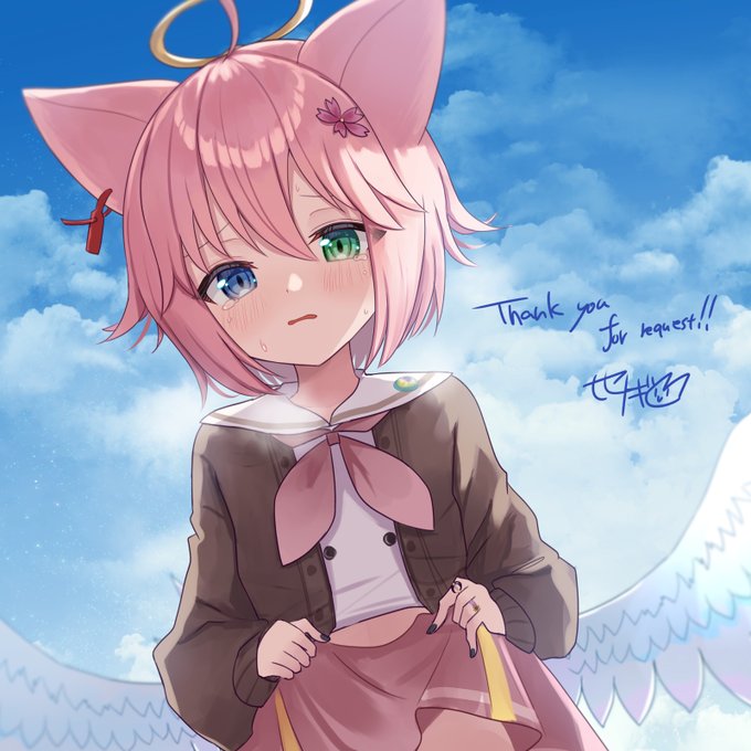 リクエストありがとうございました!きゃわきゃわ #Skeb 