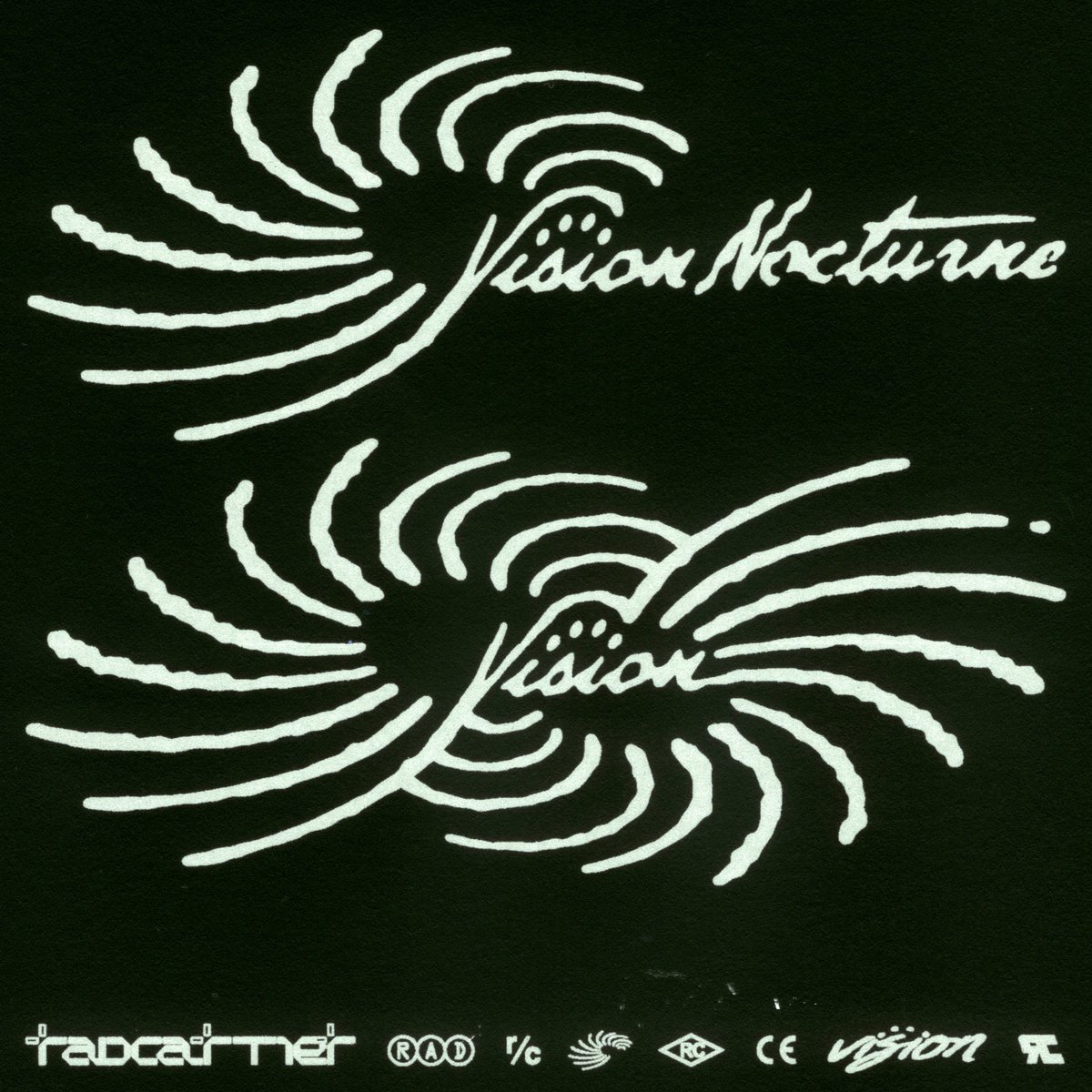 typo+graphics pour l'EP Vision Nocturne de <a href="/radtyboi/">CALIENTEEP.vol2024*</a> — chez wwwesh.studio avec @damien_guillon (2022)