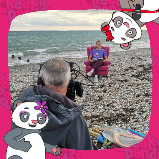 CheekyPandasTV's tweet photo. We've been busy filming lots of great biblical content for our upcoming Cheeky Pandas and Friends series. 

Including the story of Jonah, How Jesus made us and much more. Don't miss out!👀 https://t.co/XIfL3IqJhN