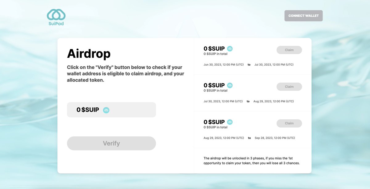 SuiPadxyz's tweet photo. Hey, #SuiPad Fam! Dive into the sea of rewards! 🐬

📣Calling all participants of the "SuiPad Early Contributors Campaign" Airdrop! It's time to claim your portion of the 80,000 $SUIP 🚀

Visit👉 https://t.co/zSObBEQTCD and find your prize! 🎁 https://t.co/bynSH9i6r8