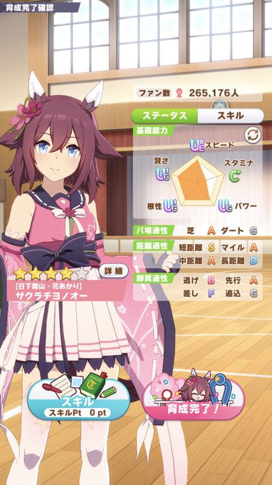 ヴァイスシュヴァルツ SP 日下開山•花あかり サクラチヨノオー ウマ娘
