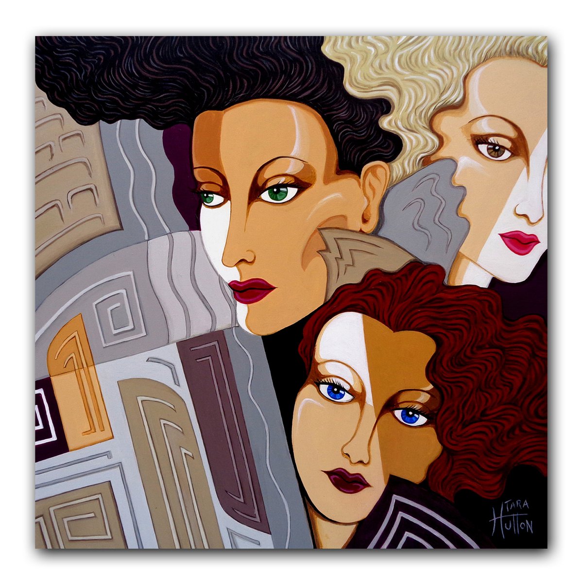 pohoartist's tweet photo. Art Inspiration For Today – June is Tara Hutton Artwork Month: Woman Times Three by Tara Hutton, acrylic on canvas, genre: Art Deco, 2017 #artinspirationfortoday #womantimesthree #tarahutton #acryliconcanvas #painting #artdeco #artontwitter #newcenturyartgallery #fineartamerica https://t.co/Nry7P8GrJa