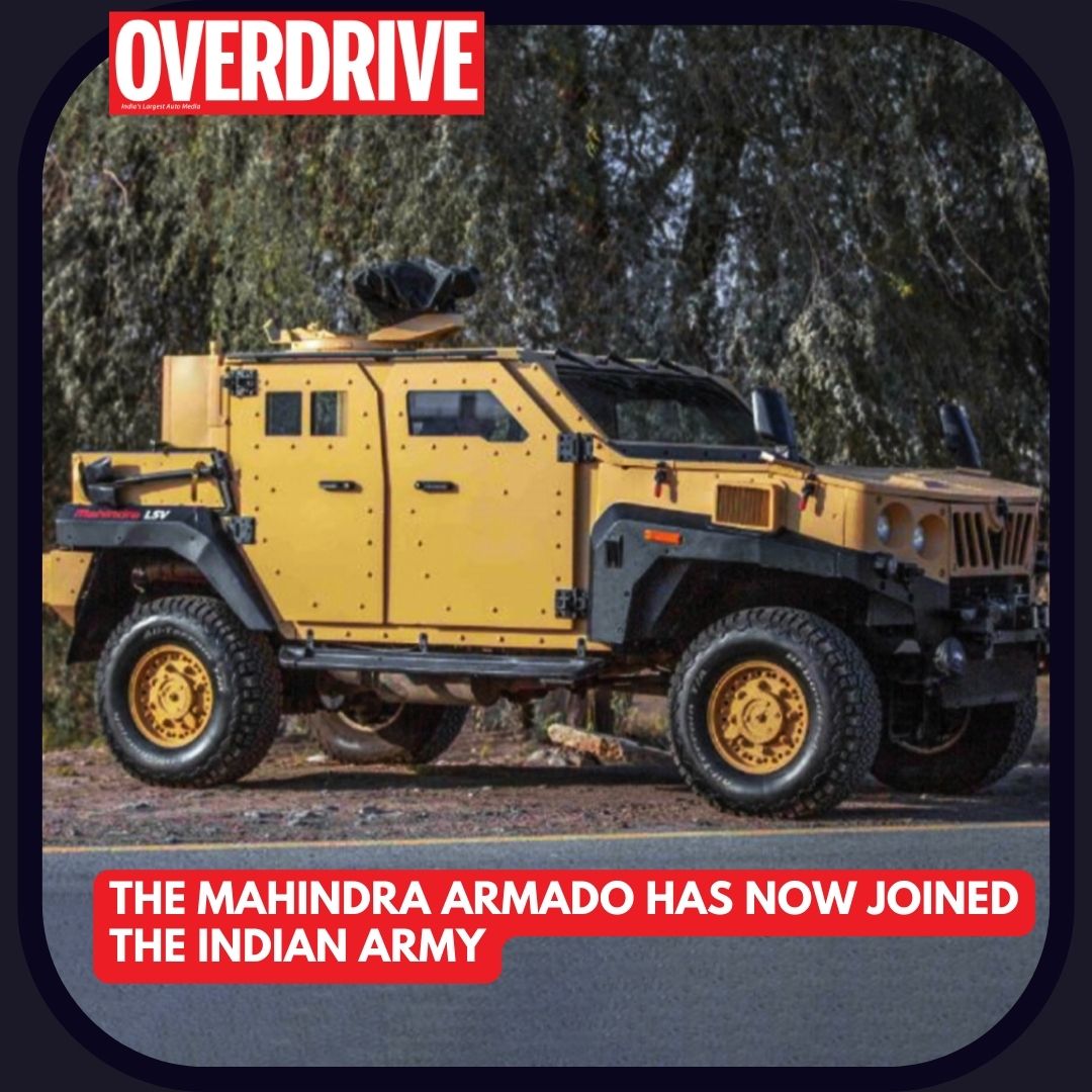 odmag's tweet image. #OverdriveNews The Mahindra Armado has now joined the Indian Army.