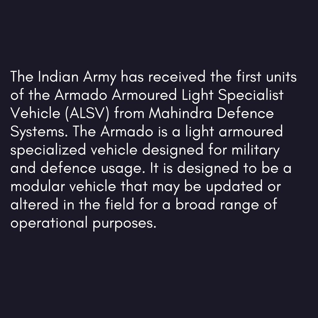 odmag's tweet image. #OverdriveNews The Mahindra Armado has now joined the Indian Army.