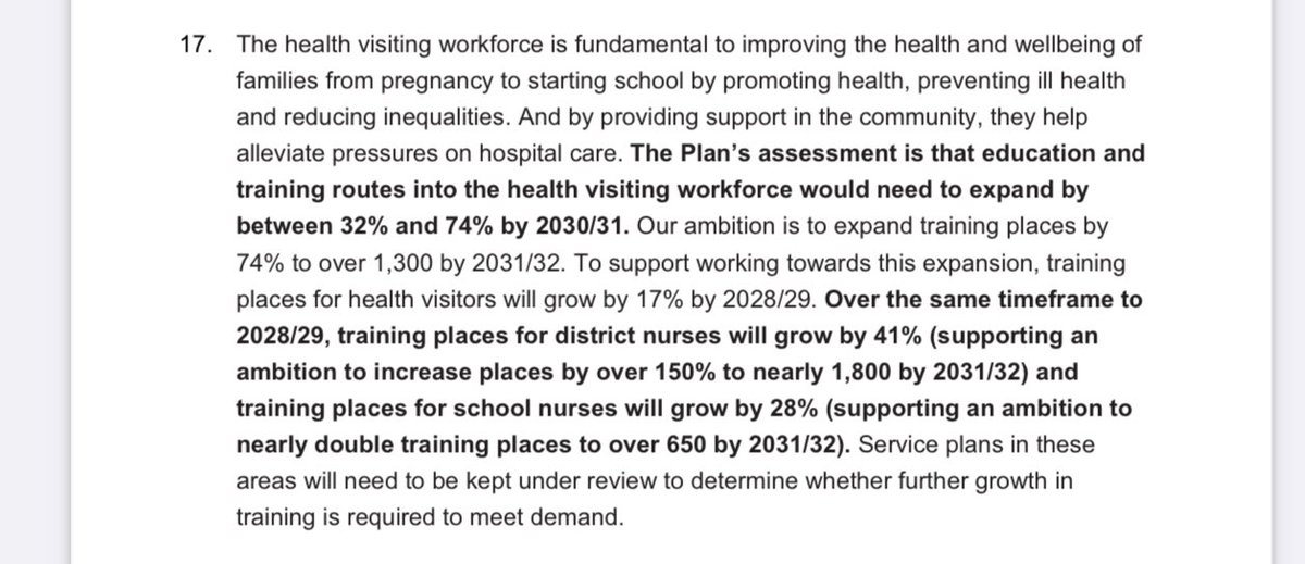 Dochayter's tweet image. england.nhs.uk/wp-content/upl…

#Longtermworkforceplan #NHS now published 

Pleased that it recognises our increasing ageing population and shift for workforce to support people living with frailty and multimorbidity. The increase in education and training ambition and the specific…