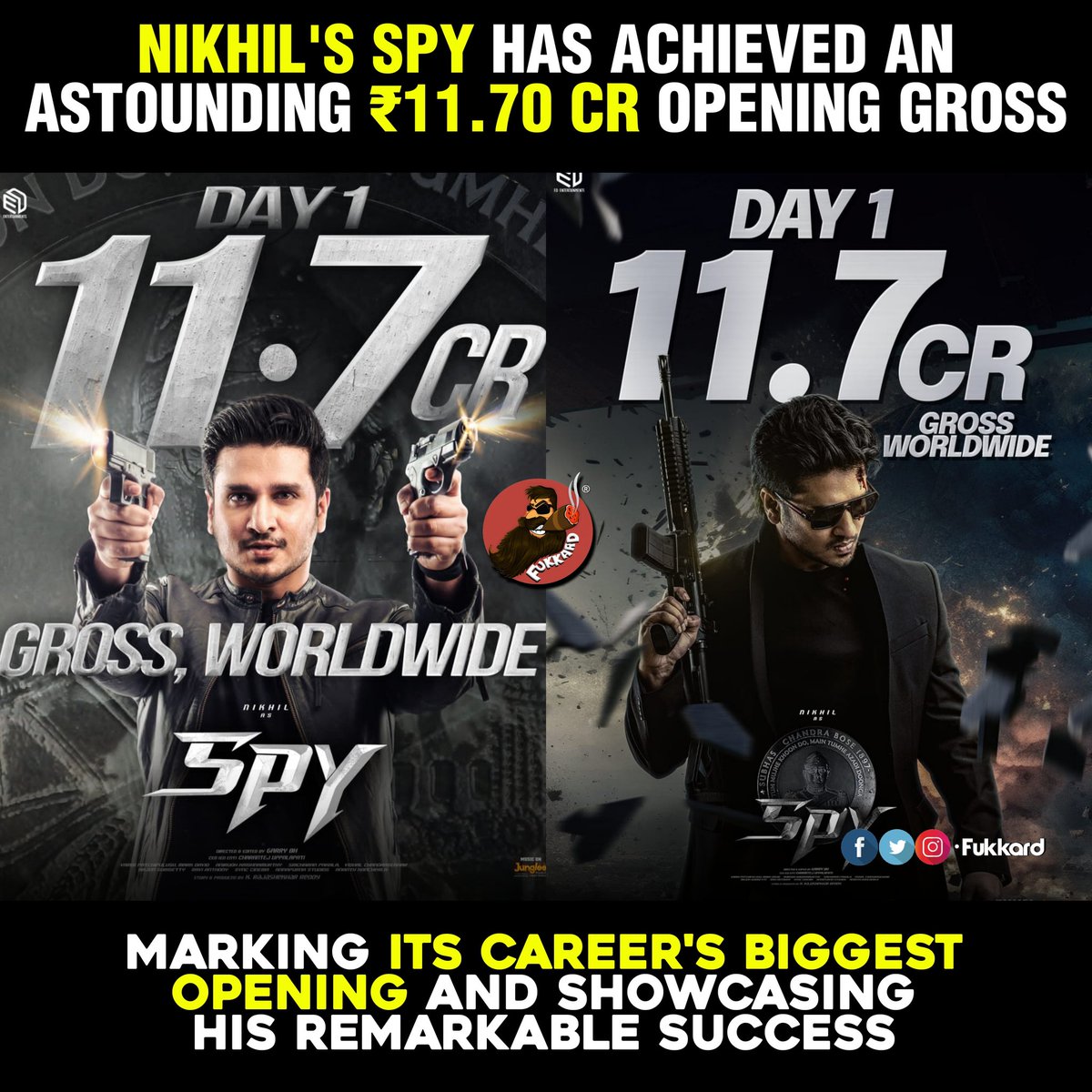 DHF_nikhil's tweet photo. Non-stop adrenaline rush from start to finish. Strap in for a wild ride packed with explosive action and stunning special effects
#SPYMovie #SPYReview #SPYMovieReview #NikhilSiddhartha #spy https://t.co/KIrAmcunTK