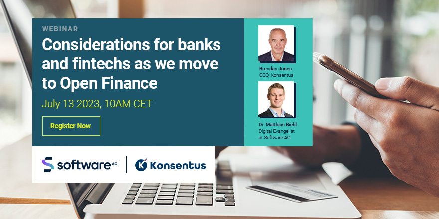 Discover the future of digital financial in Europe. Join our webinar and gain valuable insights from banking experts Brendan Jones and Dr. Matthias Biehl on the transition from Open Banking to Open Finance. Register now: bit.ly/446kdZK

#OpenBanking #OpenFinance #Banking