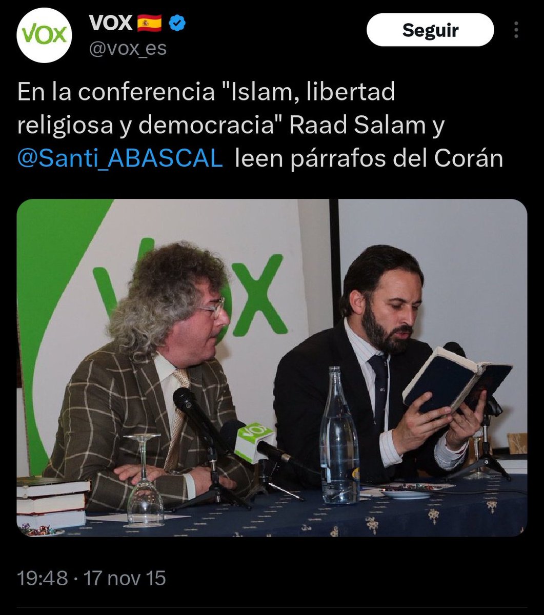 SRetornado's tweet photo. Mashallah brother Abascal found the light of god 🙏🙏 https://t.co/fBJfLyQaHT
