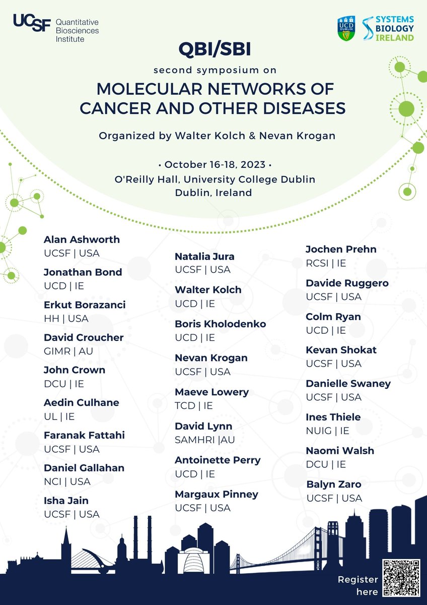 Systems Biology Ire (@sysbioire) on Twitter photo Final list of confirmed speakers for #QBISBI2023! More details coming soon, including event website! Registration: t.ly/m7xWz
<a href="/UCD_Research/">UCD Research</a> <a href="/UCDMedicine/">UCD Medicine</a> <a href="/QBI_UCSF/">QBI</a>
<a href="/Ashworth_SF/">Alan Ashworth</a> <a href="/KroganLab/">Krogan Lab</a> <a href="/UCDCancerLab/">Antoinette Perry</a> <a href="/MargauxPinney/">Margaux Pinney, Ph.D.</a> <a href="/kevansf/">Kevan Shokat</a> <a href="/ines_thiele/">Molecular Systems Physiology Group</a> <a href="/ZaroLab/">Zaro Lab</a> <a href="/AedinCulhane/">Aedin Culhane (@AedinCulhane@genomic.social)</a> Final list of confirmed speakers for #QBISBI2023! More details coming soon, including event website! Registration: t.ly/m7xWz
<a href="/UCD_Research/">UCD Research</a> <a href="/UCDMedicine/">UCD Medicine</a> <a href="/QBI_UCSF/">QBI</a>
<a href="/Ashworth_SF/">Alan Ashworth</a> <a href="/KroganLab/">Krogan Lab</a> <a href="/UCDCancerLab/">Antoinette Perry</a> <a href="/MargauxPinney/">Margaux Pinney, Ph.D.</a> <a href="/kevansf/">Kevan Shokat</a> <a href="/ines_thiele/">Molecular Systems Physiology Group</a> <a href="/ZaroLab/">Zaro Lab</a> <a href="/AedinCulhane/">Aedin Culhane (@AedinCulhane@genomic.social)</a>