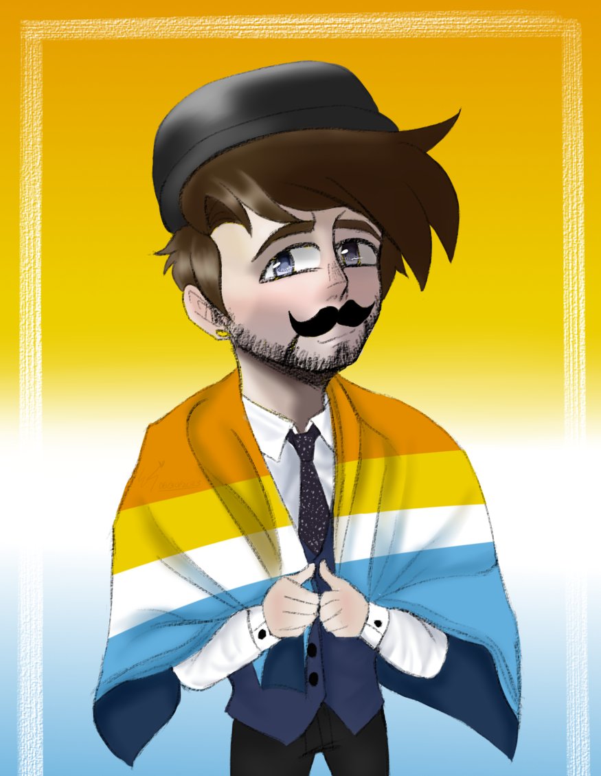 Happy pride month!

Did a very last minute drawing of JJ here, he said aroace rights! :D

#jacksepticeye #septicart #jacksepticeyefanart #jamesonjackson