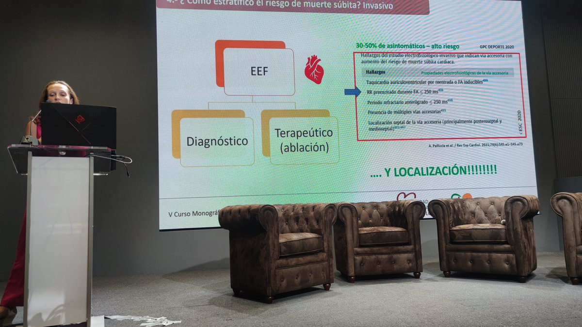 WPW en deporte, ¿debemos ablacionar?

La estratificación del riesgo debe ser muy minuciosa. Recordar el papel del EEF, no sólo para el tratamiento sino también para el diagnóstico, localización y estratificación del riesgo.