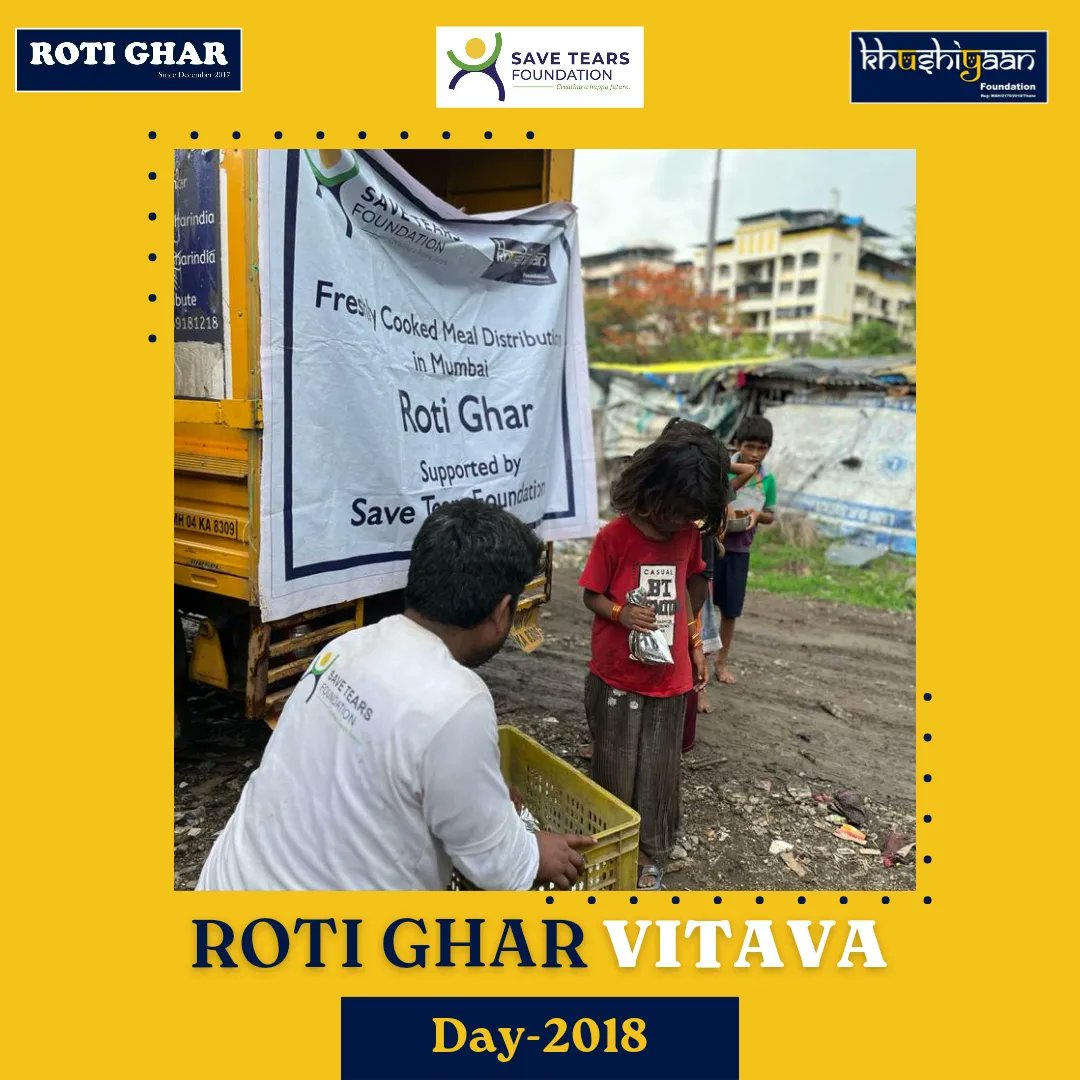 RotiGharIndia's tweet photo. Date : 24-06-2023
Location :
Delhi
Valsad
Vitava
Mumbai
Roti Ghar : Day 2018
"The highest of distinctions is service to others"
Be kind to everyone and spread happiness across!
.
#upliftingsociety #helpingothers #feedingkids #hungerfree
#Hungerfreeindia #Kidsofrotighar https://t.co/tzLDeS6XOD