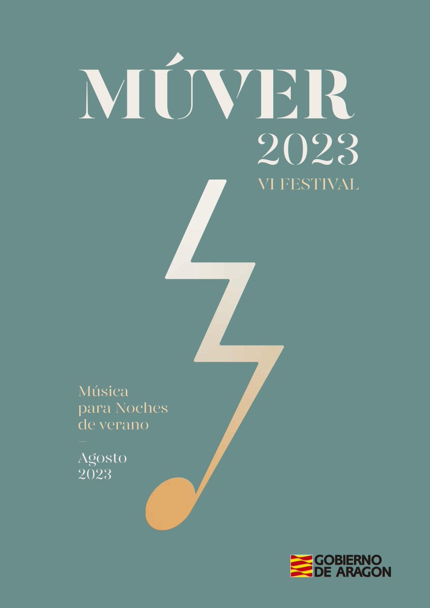 🎶#MÚVER2023 VI Festival MÚVER. Música para Noches de Verano 🗓️Agosto 2023 📌@MuseodeZaragoza 📌@IAACCPSERRANO 📌Museo de Huesca 📌Edificio Carmelitas Teruel 📰📥Programa y acceso a compra de entradas bit.ly/3Nsvi0o