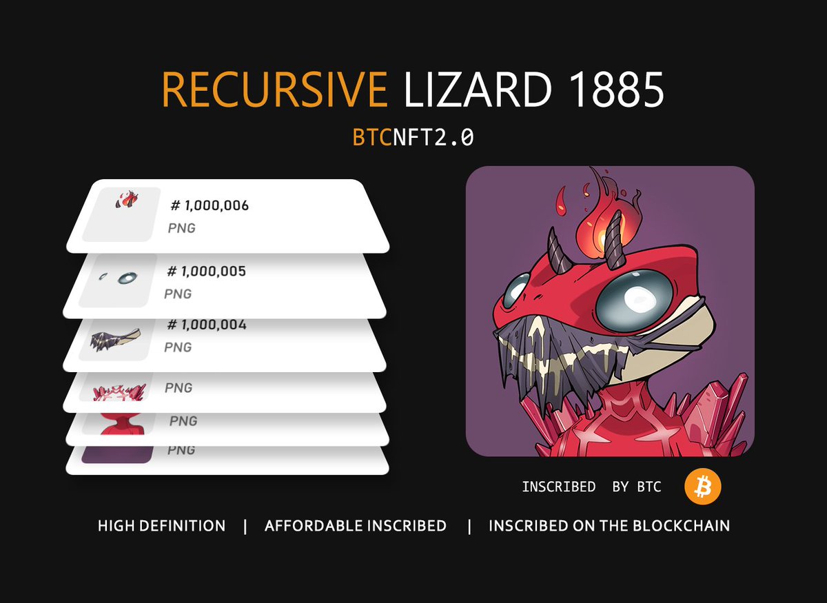 Recursive Lizard 1885 | Sold out tweet media