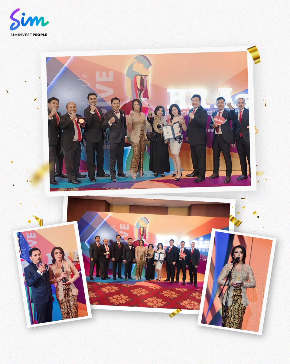 SimInvestPeople's tweet photo. Sinarmas Mining &amp; Financial Services Group Kembali Raih Penghargaan Sebagai Best Company to Work For dan Best Digital Transformation dari HR Asia Award 2023.

#HRAsiaAwards2023 #BestCompanytoWorkforinAsia2023 #BestDigitalTransformation #siminvestpeople #sinarinkarirlo https://t.co/BvGlZFKtx6