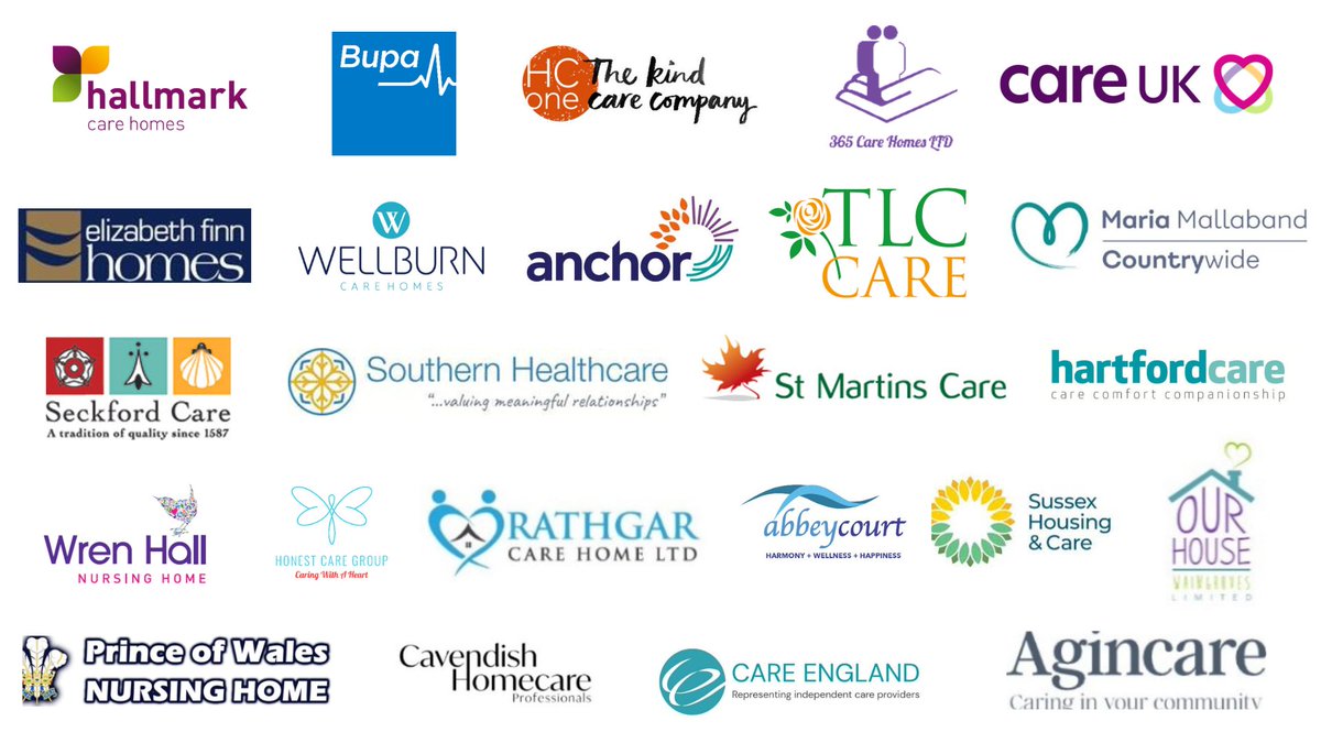 We have over 70 organisations and charities supporting us.  We would like to thank all the groups and care homes who have pledged their support to #GloriasLaw as part of #CareHomeOpenWeek #RightsForResidents