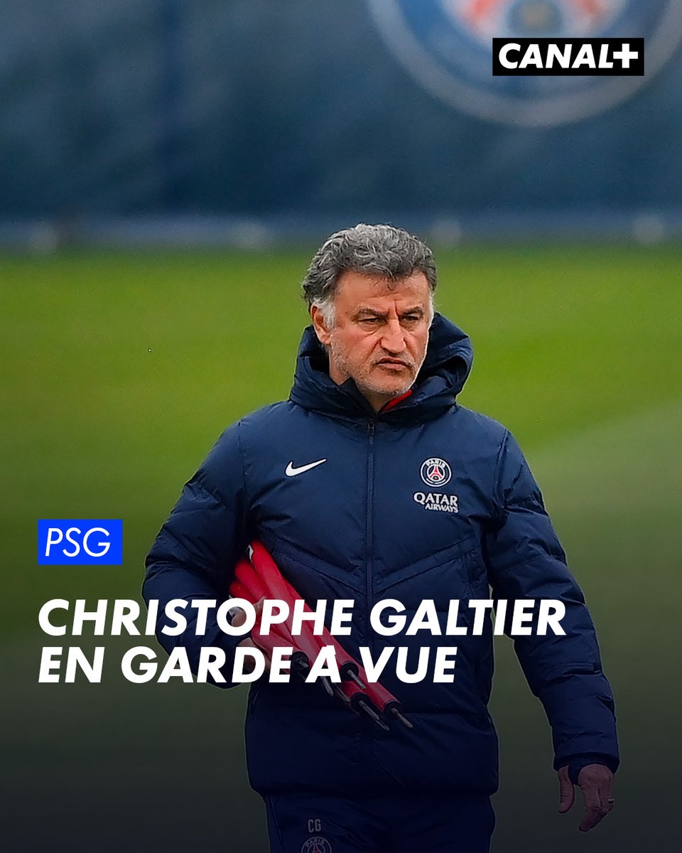 CanalplusFoot's tweet photo. 🔴 Christophe Galtier et son fils ont été placés en garde à vue dans le cadre de l'enquête sur des soupçons de discrimination à l'OGC Nice

#PSG https://t.co/2CJCNOsPtO