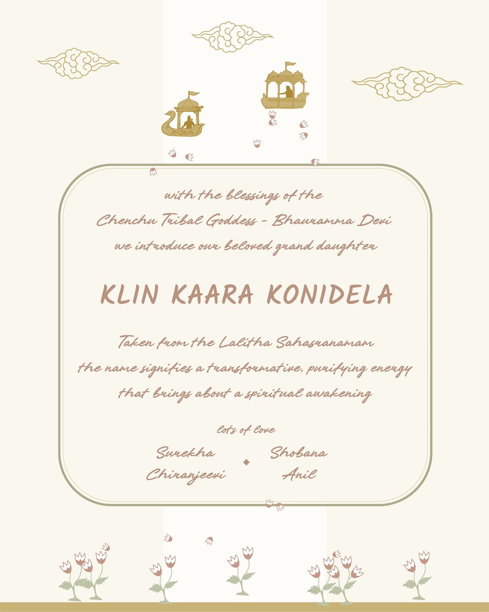 Upasana Konidela tweet media