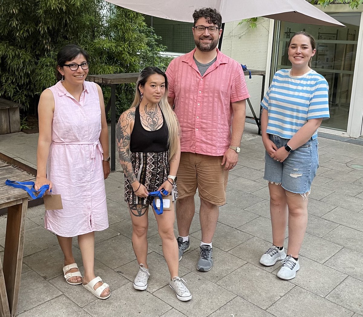 Mark M. Slabodnick (@mmslabodnick) on Twitter photo Mini <a href="/WallaceUcsf/">Wallace Marshall</a> lab reunion at the Ciliate Molecular Bio meeting in Montpellier! It was great to finally meet <a href="/aralbright93/">@aralbright.bsky.social</a> and <a href="/Connie_Yan0102/">Connie Yan</a>, and catch up with <a href="/guille_rochelle/">Guillermina Ramirez-SanJuan</a> while having a wonderful chatting about #ciliates and #Stentor ! Mini <a href="/WallaceUcsf/">Wallace Marshall</a> lab reunion at the Ciliate Molecular Bio meeting in Montpellier! It was great to finally meet <a href="/aralbright93/">@aralbright.bsky.social</a> and <a href="/Connie_Yan0102/">Connie Yan</a>, and catch up with <a href="/guille_rochelle/">Guillermina Ramirez-SanJuan</a> while having a wonderful chatting about #ciliates and #Stentor !
