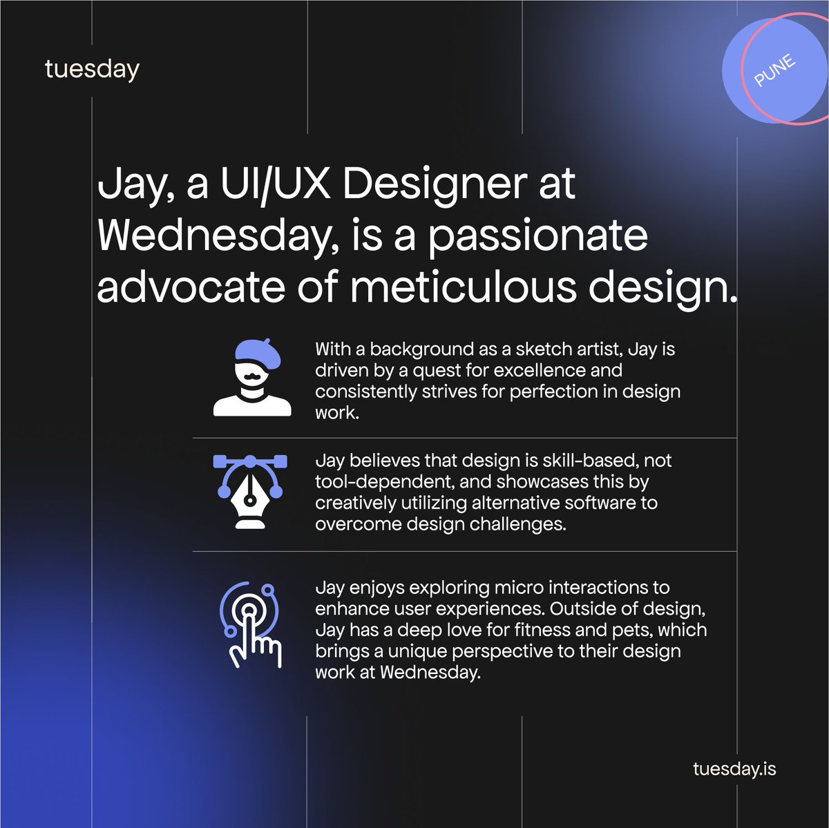 tuesdaysol's tweet photo. Also, check out the coolest speaker lineup ft Pushkar Saraf and Jay Gunde. :)
#WebflowGlobalLeader #meetup #pune #punemeetup #punekar #webflow #community #webdesign #webdevelopment #uiux #webflowweekends #tuesdaysol https://t.co/nAGVz9Ou83