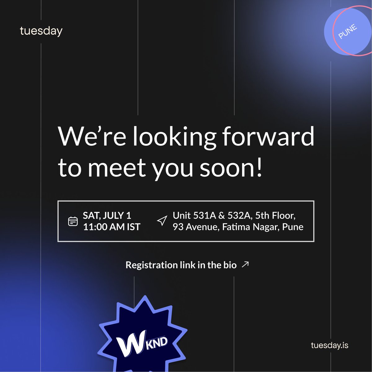 tuesdaysol's tweet photo. Also, check out the coolest speaker lineup ft Pushkar Saraf and Jay Gunde. :)
#WebflowGlobalLeader #meetup #pune #punemeetup #punekar #webflow #community #webdesign #webdevelopment #uiux #webflowweekends #tuesdaysol https://t.co/nAGVz9Ou83