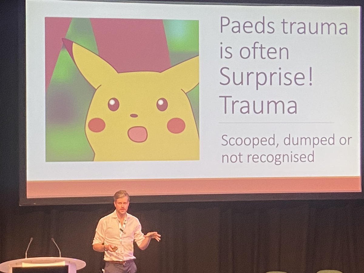 SO many great tips beyond APLS from Matt Edwards:
1. Have a FO line
2. You need more nurses than you think
3. More SIM Education on the scooped, the dumped and the unrecognised 
4. Stab checks for teens 
5. If you need the scan, get the scan.
6. Lego teaching!
#Neptune23