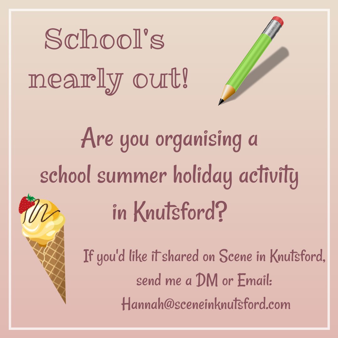 SceneinKnuts's tweet photo. Are you organising a children’s activity in Knutsford over the school summer holiday?
#Knutsford #Cheshire https://t.co/dJAgdZvhou