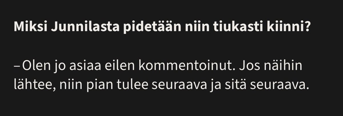 Jätän tämän vain tähän.