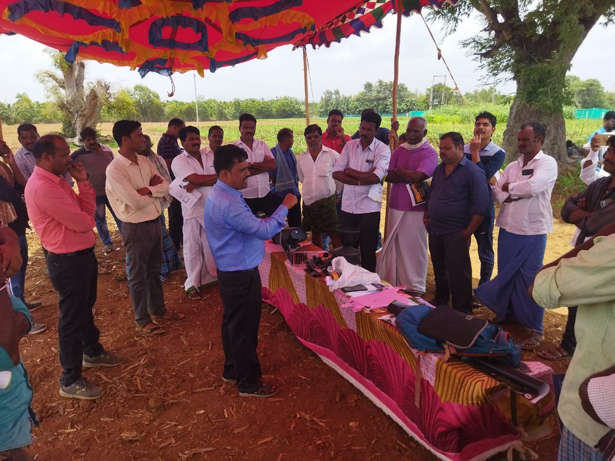 A follow-up meeting with the #FPO in #karnataka as a process of ongoing #colloboration. We are providing them a complete 360° tech solution for their group of #farmers. This is going to help them with #resource optimization, fewer losses, and improved productivity. 

#agritech