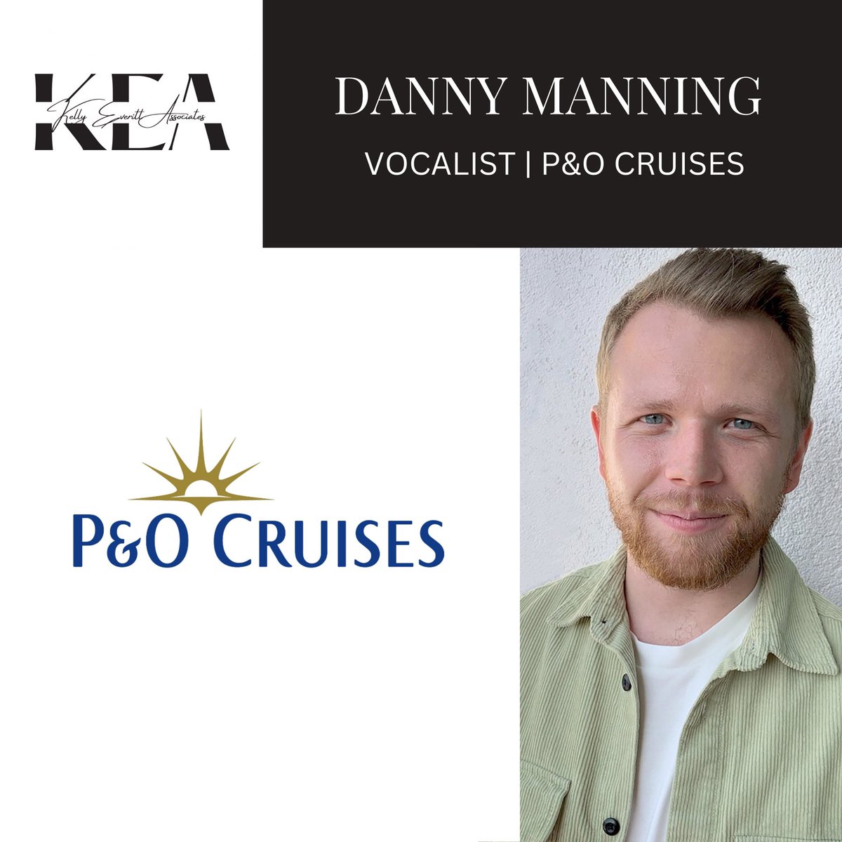 KelEAssociates's tweet photo. Our DANNY MANNING is currently in rehearsals with P&O CRUISES as a Lead Vocalist! ❤️
#DannyManning @pandocruises https://t.co/VUGtUIivdX