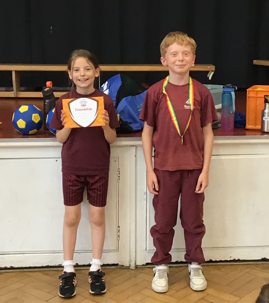 As part of health week we have been taking part in activities with a focus on the key skills that are needed in team games. Day 1 we focused on Handball and Friendship.
Mersey were outstanding they worked really well but two really stood out.
#rudstonpe
