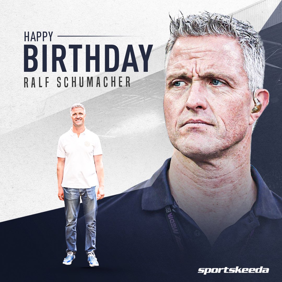 Happy 48th birthday to former F1 driver Ralf Schumacher   