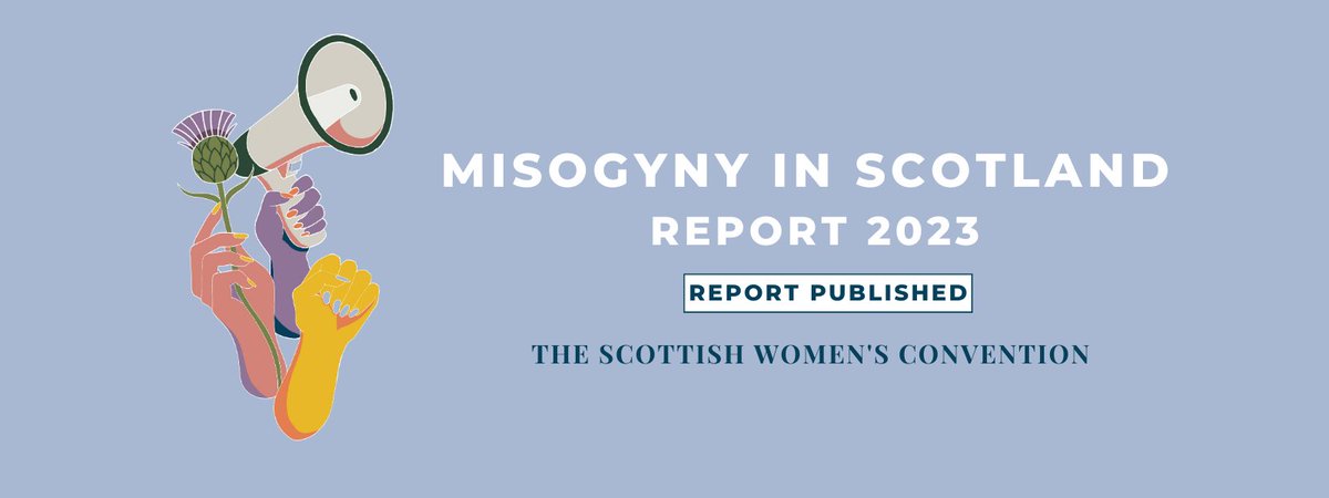 We are pleased to share our newly published 'Misogyny in Scotland Report'. 

The Scottish Women’s Convention commissioned a project in April 2023 to gain a better understanding of women’s views on the proposed Misogyny Law and their experiences of misogyny in Scotland. (1/2)