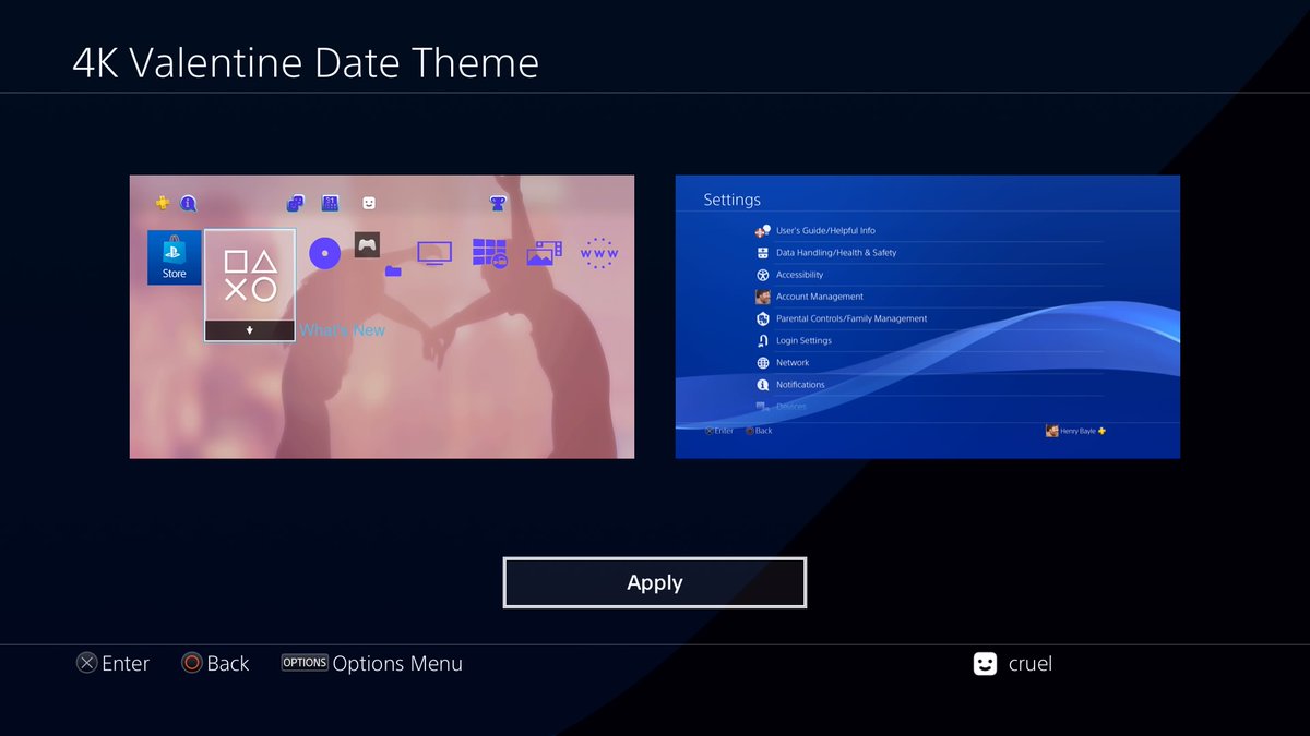 4K - Valentine Date 
Download 👇
mega.nz/file/VVMRwRhJ#…
↘️
✔ Like ♥️
✔ Retweet 🔁
✔  Turn On Post Notification🔔
✔ Follow Me🙋For More 👉<a href="/PS4_Themes/">PS4 Themes</a>