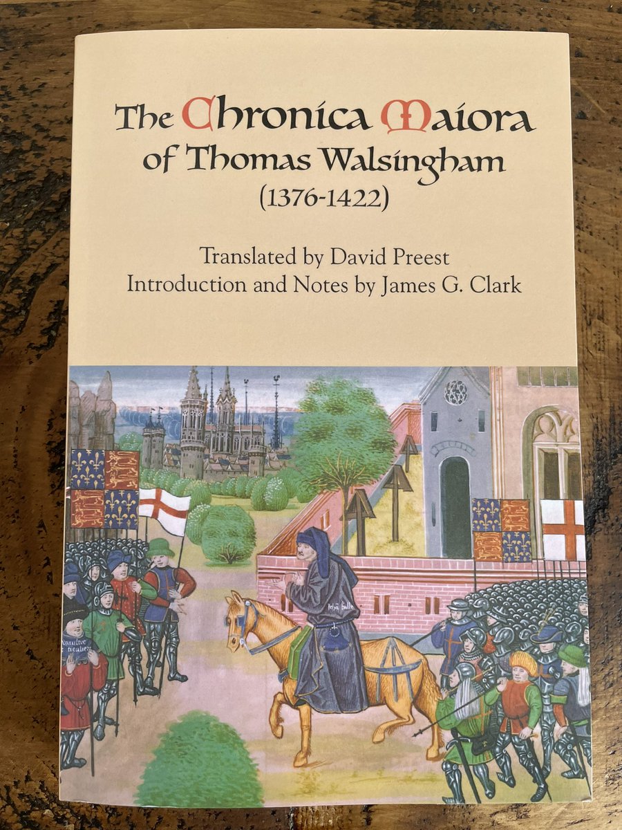 Revisiting Thomas Walsingham’s Chronica Maiora today and remembering why I love him so much as a medieval chronicler! 😂😂😂 #medievalist #medievaltwitter #AcademicChatter #AcademicTwitter #research #historian