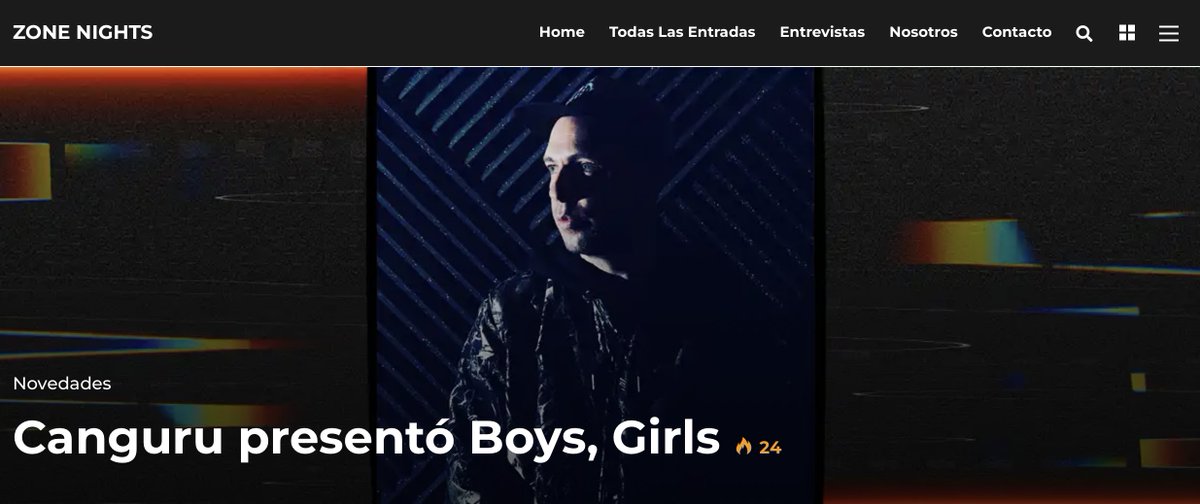 cangurumusic's tweet image. Hi Fangurus! 🤩Shout out to
@ZoneNights
for cool review of my single &apos;BOYS, GIRLS&apos;! &apos;...good way to start disconnecting from all the madness...electrifying style, that we are sure you will like&apos; (Zone Nights). 🔥📷zonenights.com/.../canguru-pr……… #blogreview #musicblogreview #moveonup