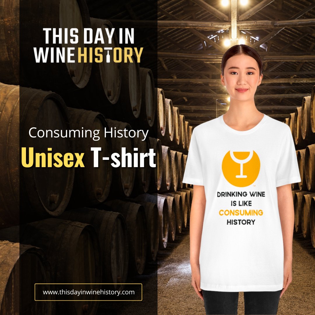 thisdayinwine_'s tweet photo. 🍷 Sip on History!
🍷 Get your hands on this remarkable t-shirt and let the world know that you appreciate the history and heart behind each glass of wine. 

🍷 Order yours today and be a part of This Day in Wine History. 
https://t.co/zC4wK9QzKb https://t.co/NIyrdwFxIX