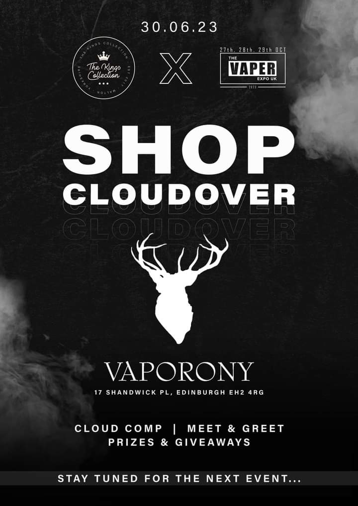 EDINBURGH CREW WHOS READY FOR THIS FRIDAY 

JOIN US @ Vaporony 17 Shandwick Pl, Edinburgh EH2 4RG

We be there all day and all night! 

Where's the clouds at?

KEEPITKINGS

FOLLOWTHESTAG