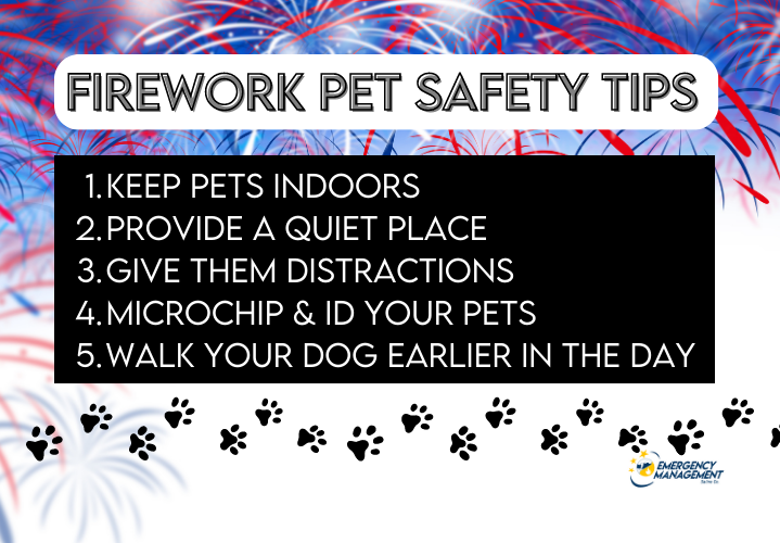 SalineCoHD's tweet photo. Whether or not you're planning your own Independence Day celebration, it's important to take precautions to keep your pets safe both during and after Fourth of July festivities.

#KSReady #SACo https://t.co/MV1qx3FTfU