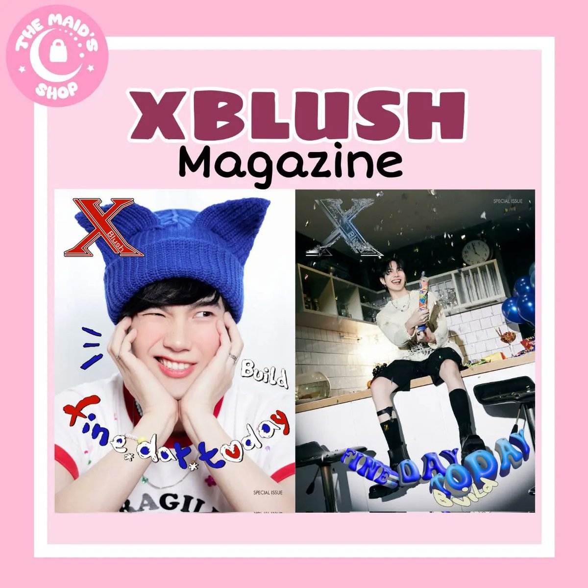 TheMaidsShop's tweet photo. Apertura de ventas: 
🔹X Blush Magazine x Build🔹

- Set A / Set B : 15€
- Set C (todo completo) : 27€

#XBlushMxBuild 
#xblushmagazinexbuild 
@JakeB4rever 
#BuildJakapan https://t.co/Qf5lBnkoMf