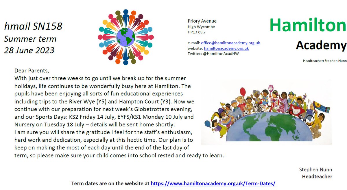 Hamilton Academy tweet media