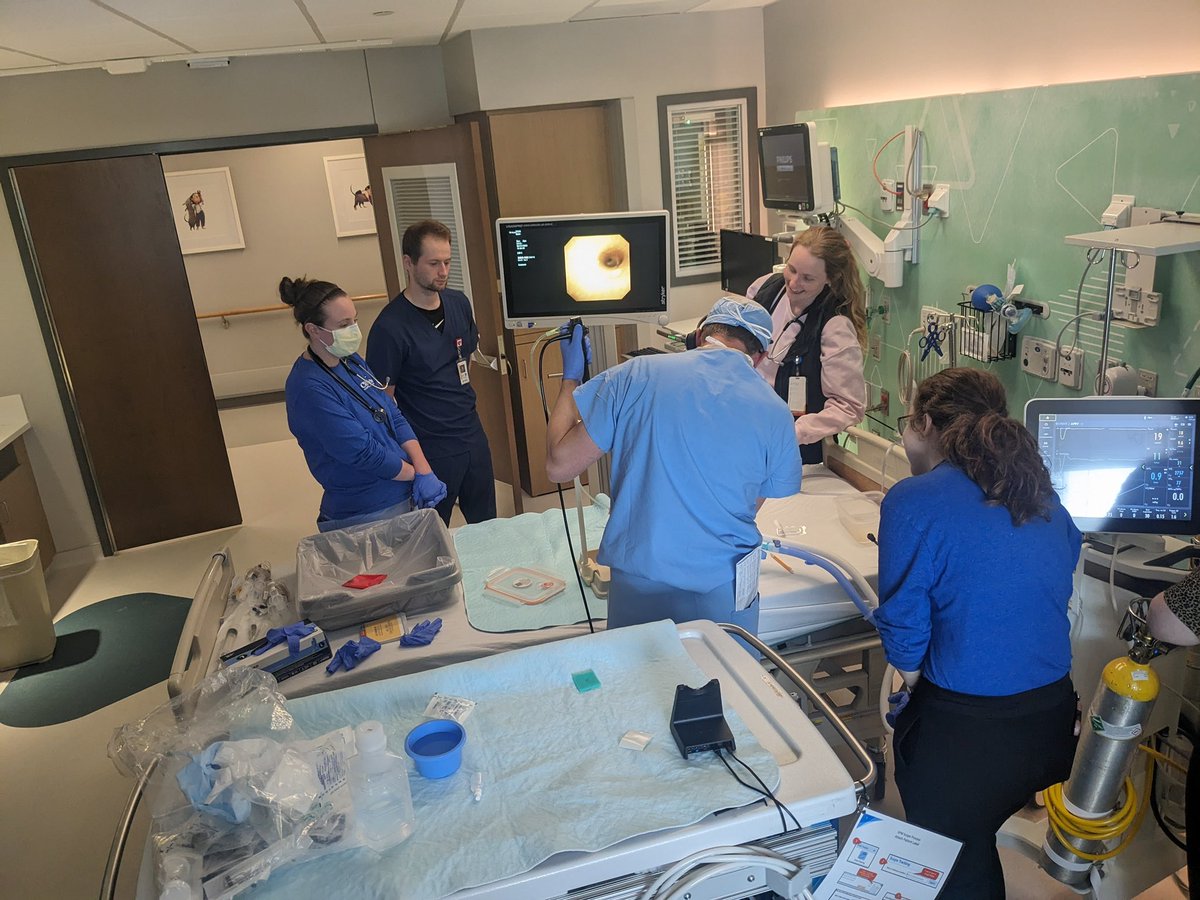 UNMCmedpeds's tweet image. Blue Team at @ChildrensOmaha being Blue Team at @ChildrensOmaha. #IYKYK #simulation #medicalsimulation #bronchoscopy