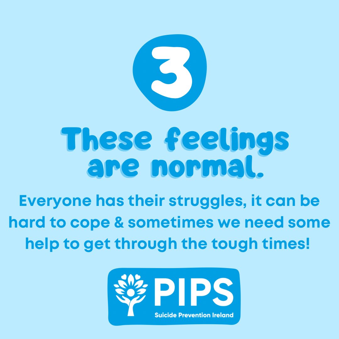 3 things to remember if you’re struggling to cope right now!💙 Planting The Seeds Of Hope PIPS BELFAST 028 9080 5850 PIPS DERRY 028 7122 4133 PIPS ENNISKILLEN 028 6633 9004 LIFELINE 0808 808 8000 SAMARITANS 116 123 #mentalhealthawareness #mentalhealthmatters