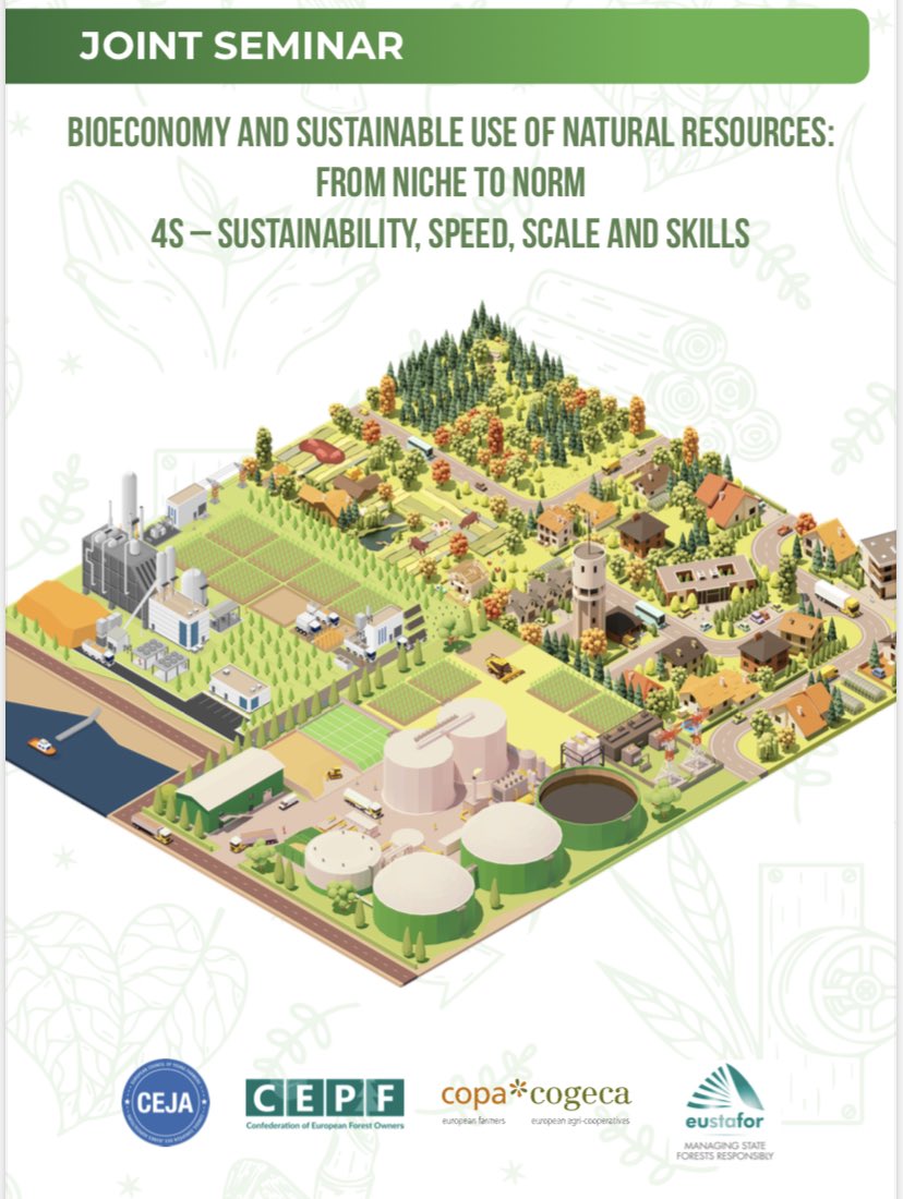 10 years of #EU Bioeconomy strategy: Time to prioritize it again! Boost rural economies, tackle climate change and reduce use of fossil-based materials by strengthening European #circularbioeconomy Let's discuss &amp; hear recommendations on how to pave the way for #sustainablegrowth