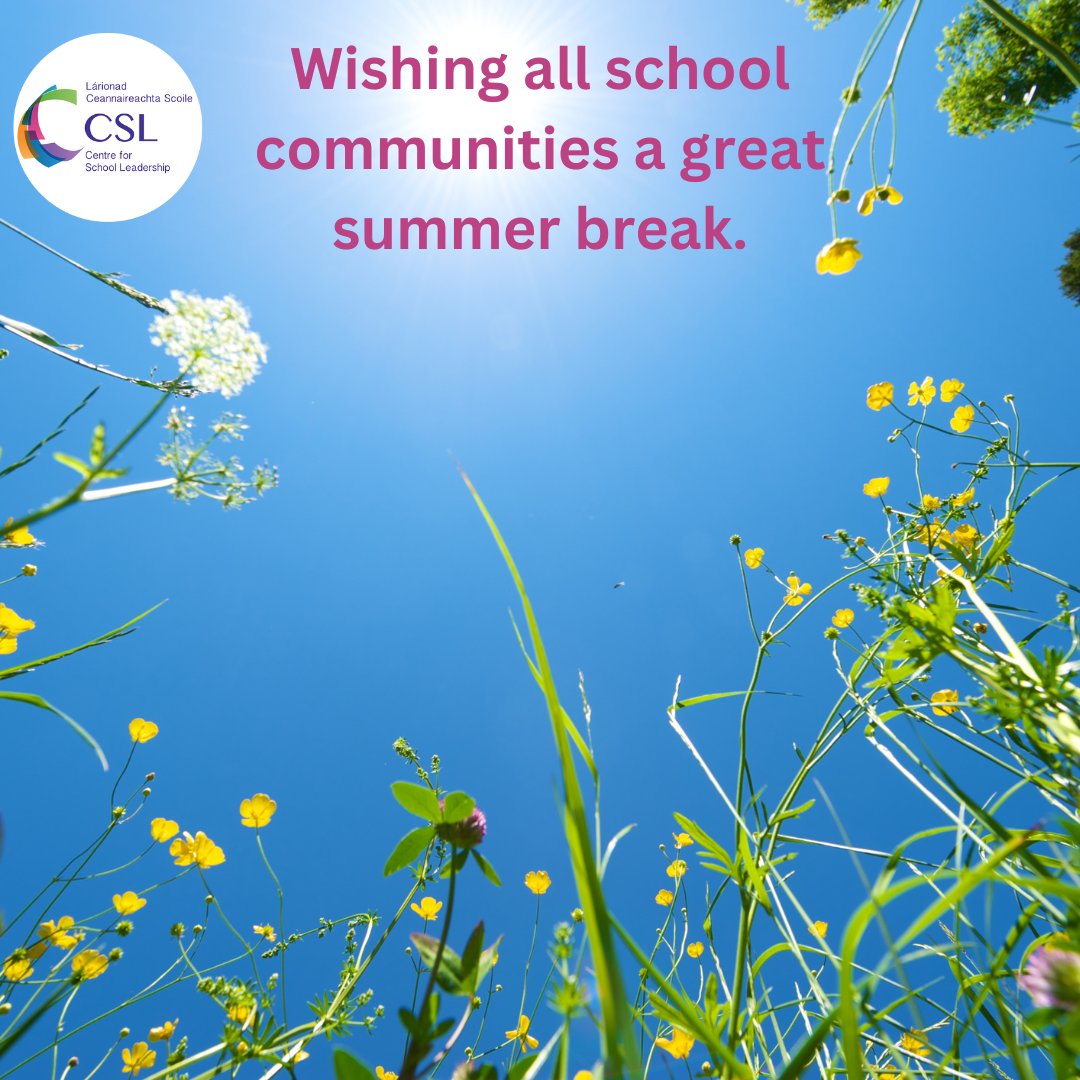 Wishing all school communities a great summer break.