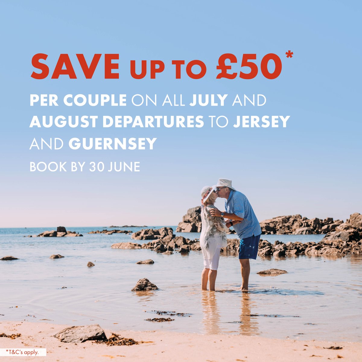 BOOK Jersey &amp; Guernsey in June ⚓🏖️
FINAL DAY TODAY
Book before 30th of June and save up to £50 per couple on all July and August departures to Jersey and Guernsey.

Jersey  &amp; Guernsey Offers▶️ ow.ly/6nW750OZzii

#WeAreABTAmembers #Channelslands #TravelSale