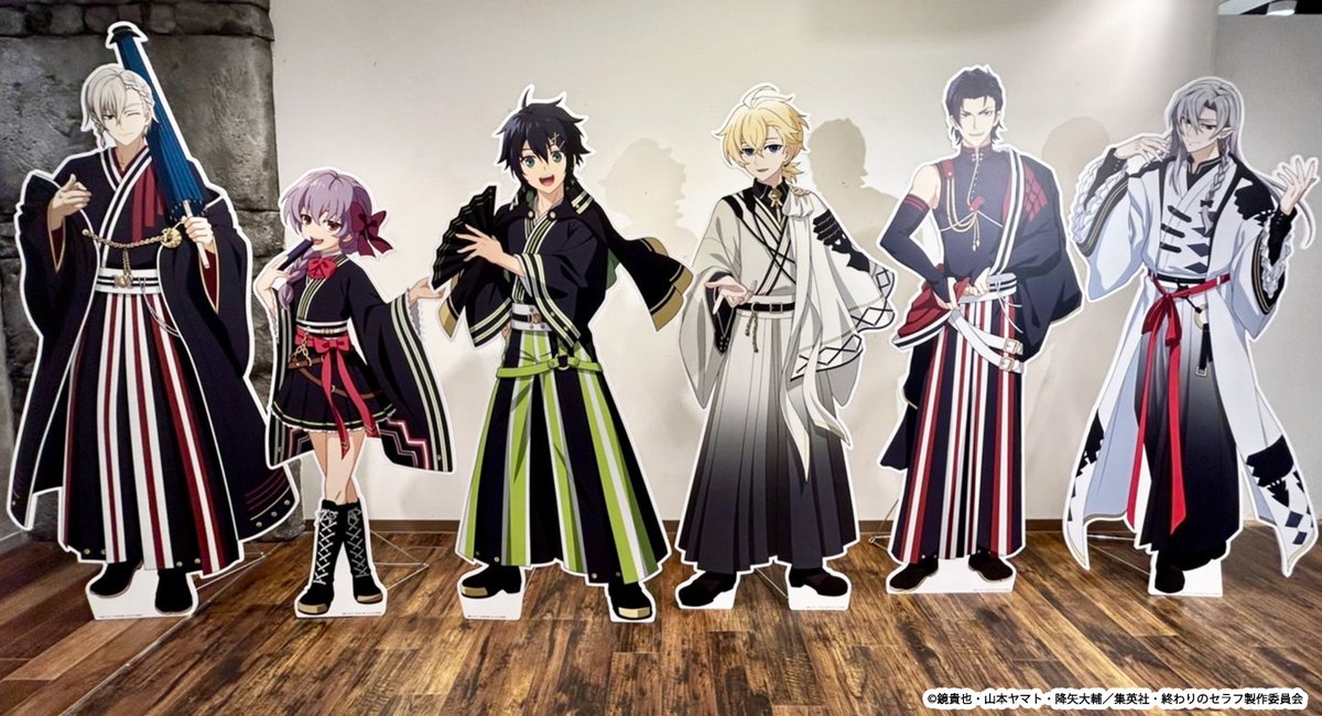◤◢◤ 本日より開催 ◢◤◢ TVアニメ「終わりのセラフ」POP UP SHOP