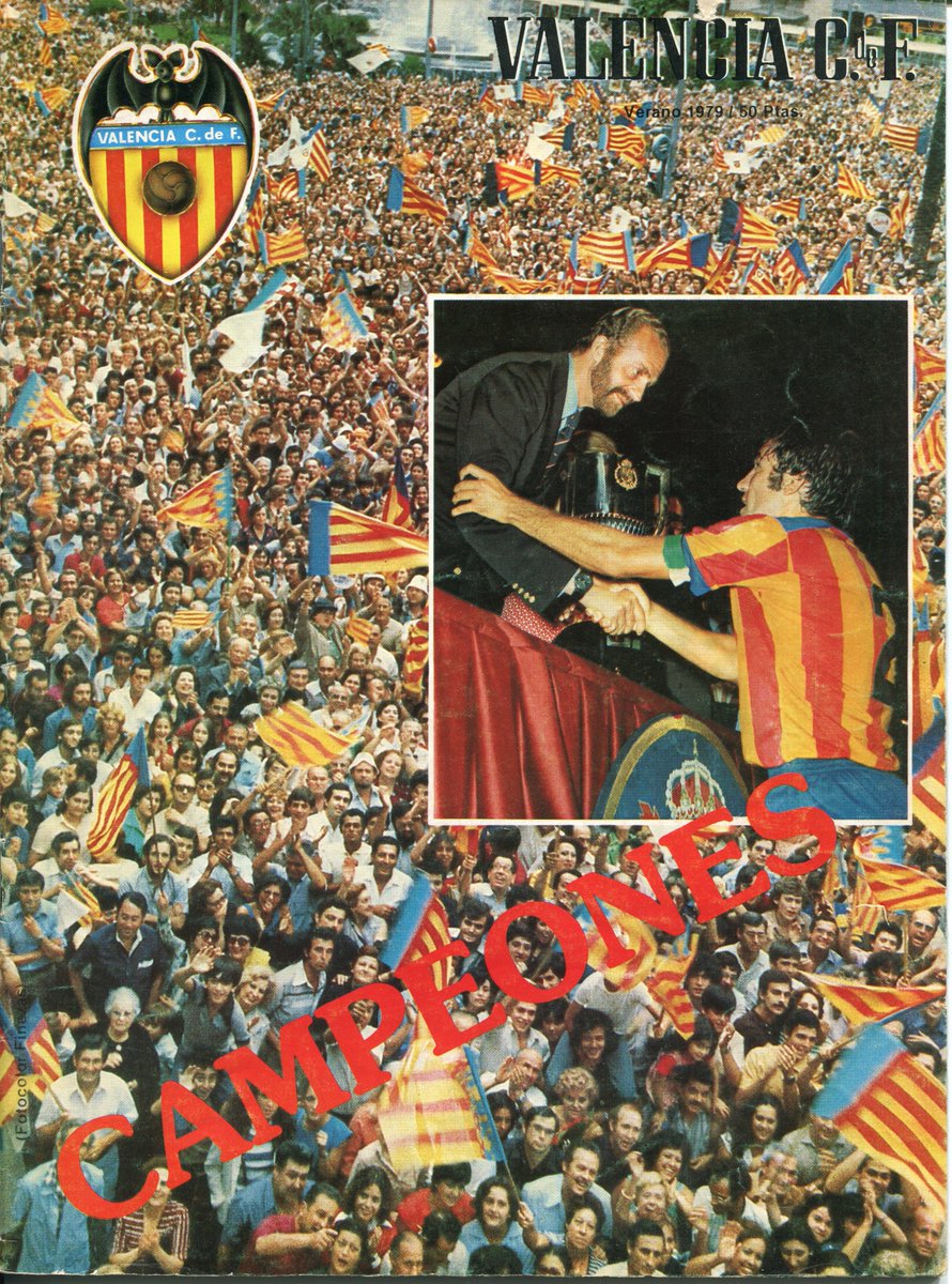 valenciacf's tweet photo. 🔙 #TalDíaComoHoy en 1979 el @valenciacf se proclamó campeón de la Copa del Rey tras derrotar al @realmadrid en la final 🏆

#ADNVCF 🦇 https://t.co/qsJ9hWu2tX