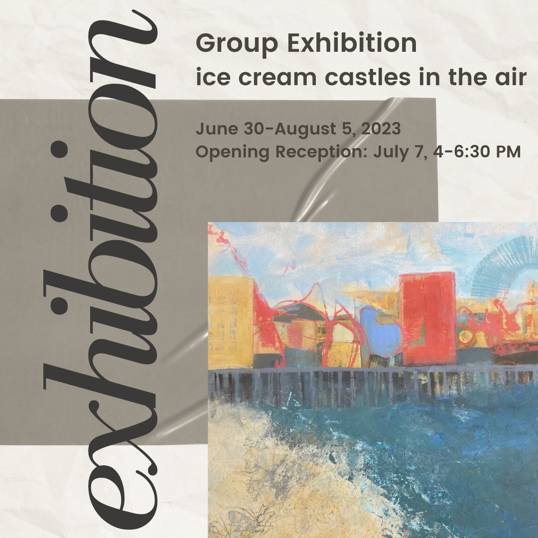 AVAgallery_org's tweet photo. Our new summertime group show in the Linda Roesch Visual Arts Gallery opens today. The theme is ice cream castles in the air. #nharts #heyuppervalley #nhartsconnect #nhartist #vtarts #vtartist #icecreamcastlesintheair #avagallery https://t.co/1QBp2WWZMT