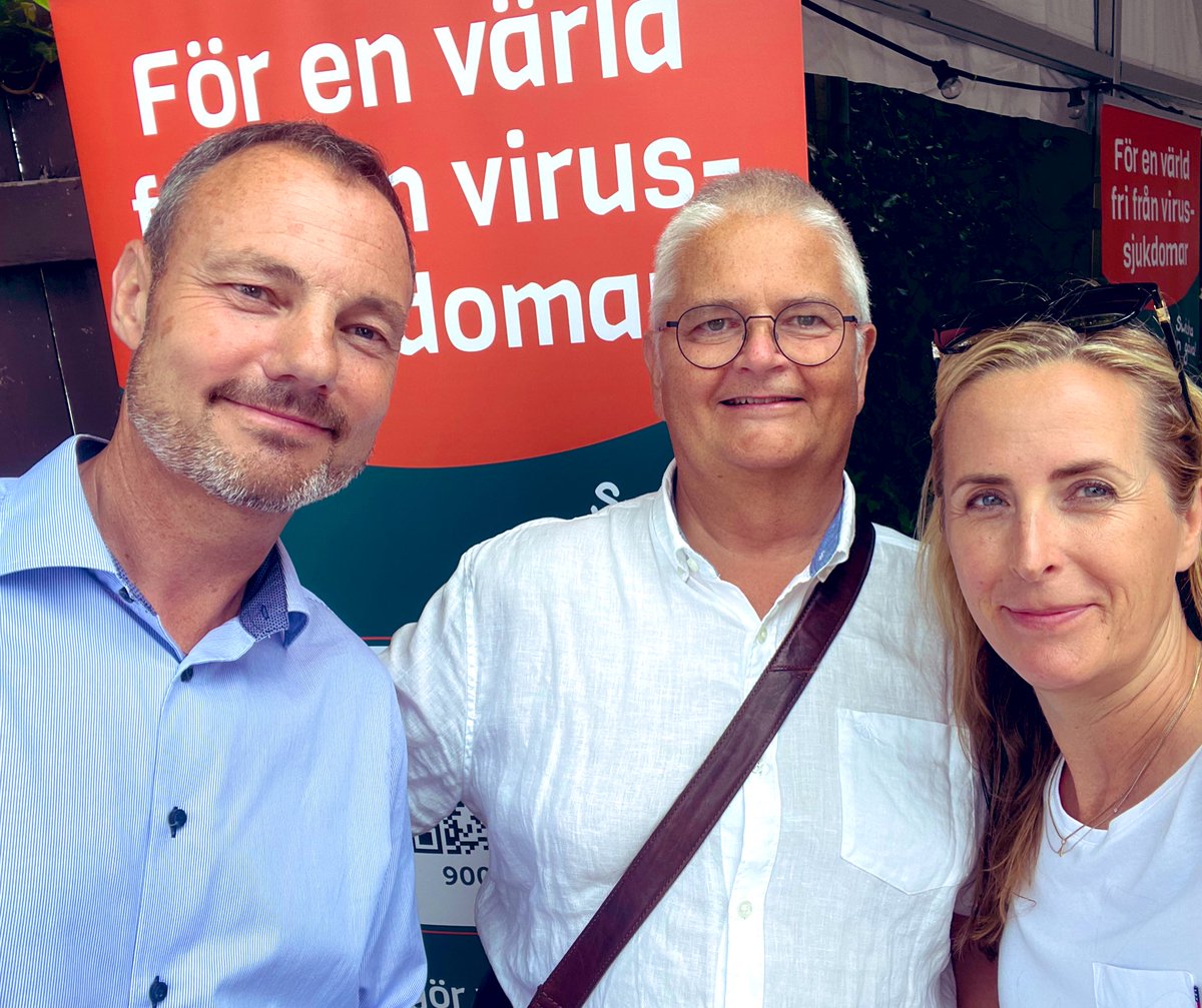 Inte varje dag man träffar <a href="/NiklasArnberg/">Niklas Arnberg</a> och Anders Nystedt samtidigt! #virus #almedalen2023 #sjukvård